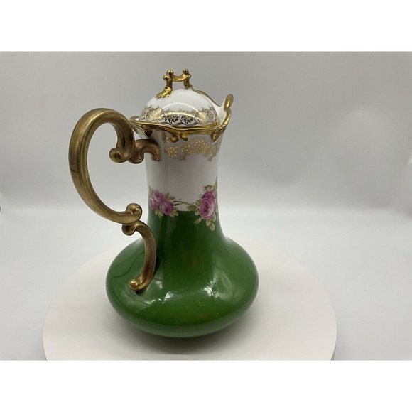 Imperial Crown China Chocolate Pot, Hand Painted, Vienna Austria - Picture 8 of 16